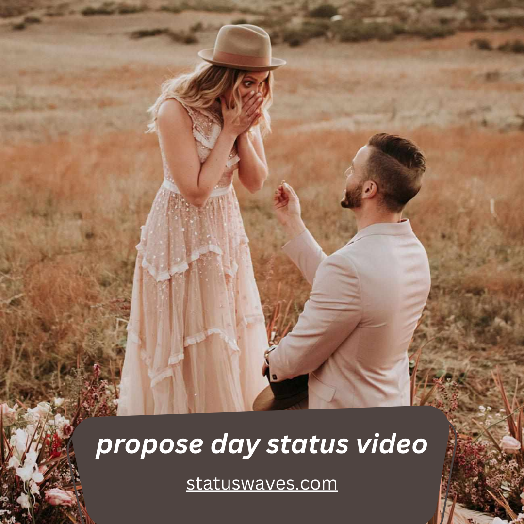 Romantic  propose day status video